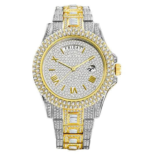Gentlemen's Gold Luxe Watch - MANDOTOS