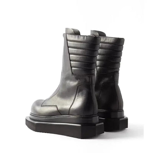 Genuine Leather Men's Boots - MANDOTOS