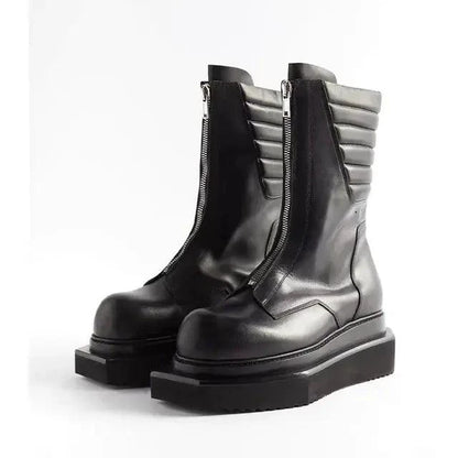 Genuine Leather Men's Boots - MANDOTOS
