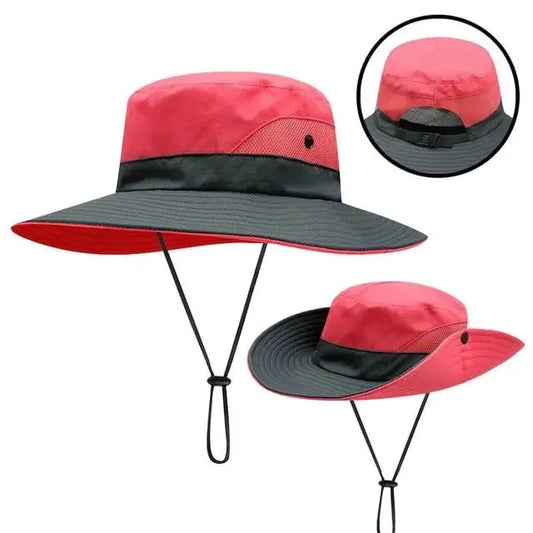 Girls' Ponytail UV Shield Sun Hat - MANDOTOS