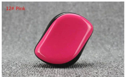 GlamWave Luxe Hair Styling Brush with Detangling Bristles for Effortless Shine - MANDOTOS