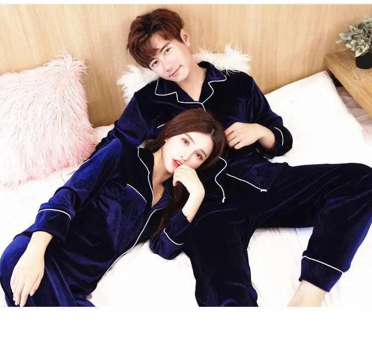 "Gold velvet pajamas - MANDOTOS"