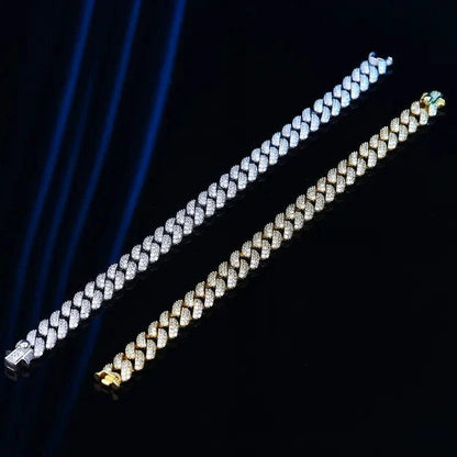 GoldFlex 18k Cuban Link Bracelet - MANDOTOS