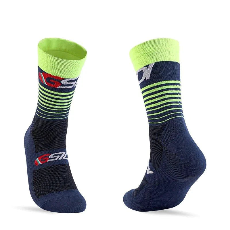 Mandotos Gsidi New Cycling Socks for men and women, high-quality compression sports socks for biking and running outdoors.