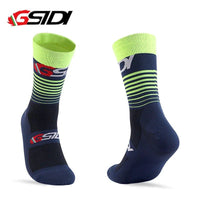 Mandotos Gsidi cycling socks, high-quality compression sports socks for men and women, ideal for biking and running outdoor activities.