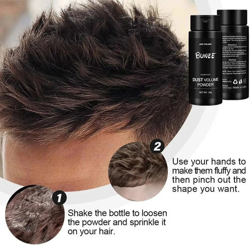 Mandotos hair styling powder for oil control, thickening, and adding volume to hair, suitable for men and women.