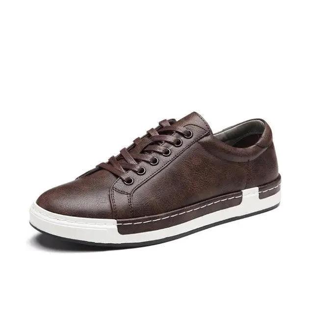 Handmade Men Shoes Casual Trainer Closed - MANDOTOS
