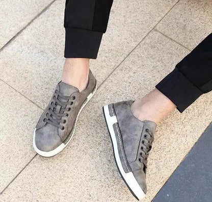 Handmade Men Shoes Casual Trainer Closed - MANDOTOS