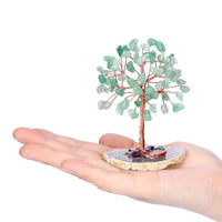 Mandotos Harmony Energy Feng Shui Trees with lush green leaves and natural wood trunks, designed to enhance positive energy and balance.
