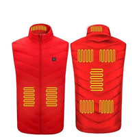 Mandotos heated washable USB charging electric winter vest with thermal insulation and adjustable heat settings.