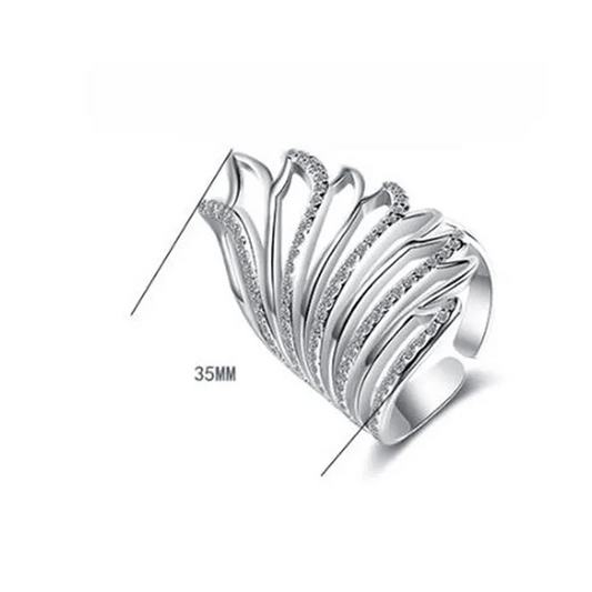 Heavenly Diamond Wing Ring - MANDOTOS