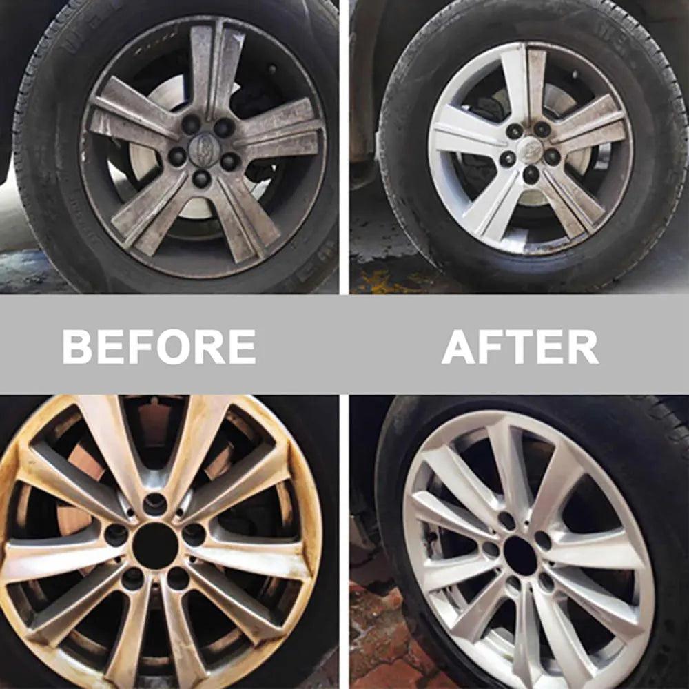 HGKJ Car Paint & Wheel Iron Particles Powder Cleaning Super Rust Dust Remover Spray Metal Surface Defender Auto Rim Cleaner - MANDOTOS