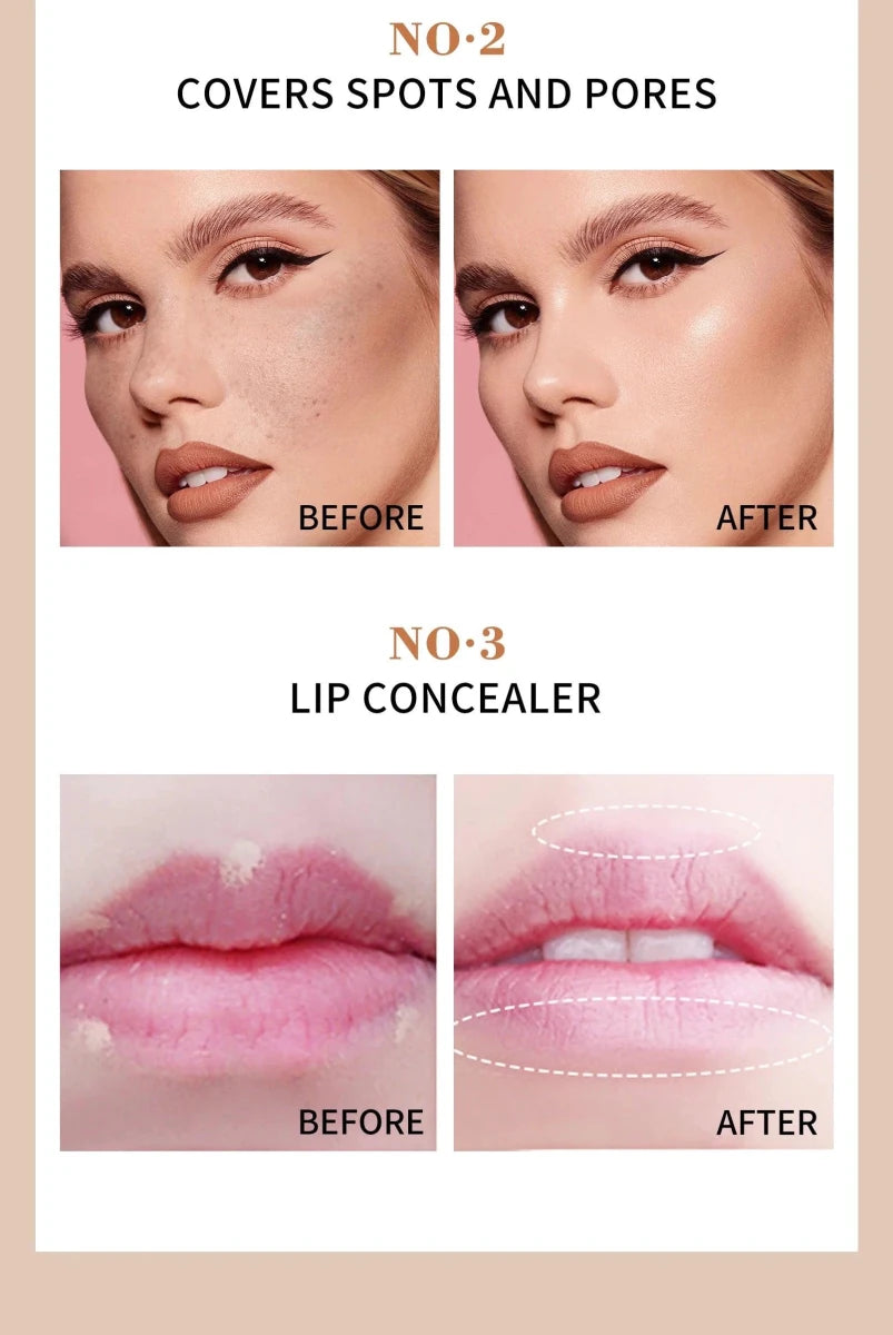 High Coverage Concealer Cover Anti Dark Circle Freckle Long-lasting Waterproof Foundation BB Cream for Face Makeup Base Cosmetic - MANDOTOS