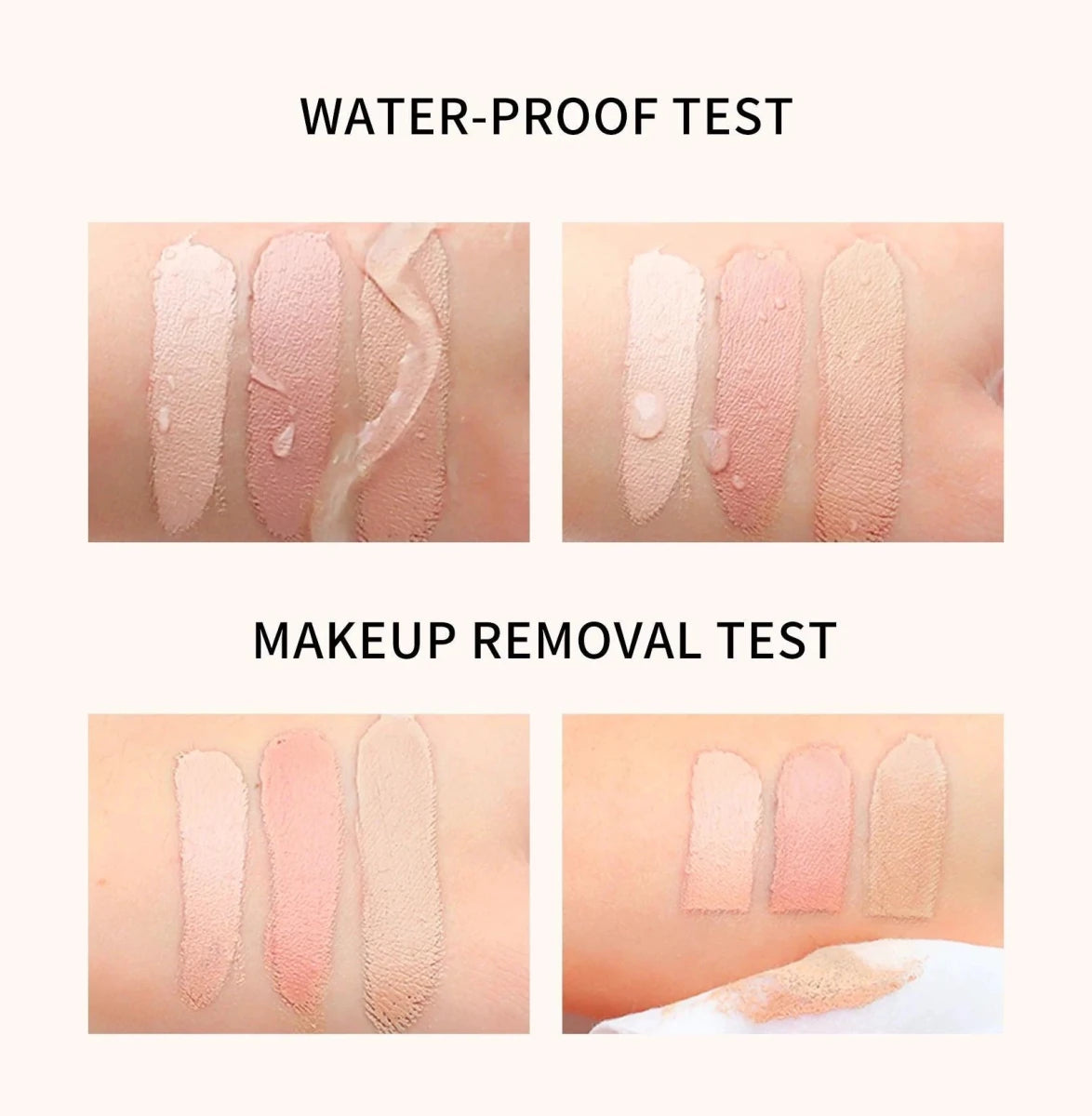 High Coverage Concealer Cover Anti Dark Circle Freckle Long-lasting Waterproof Foundation BB Cream for Face Makeup Base Cosmetic - MANDOTOS