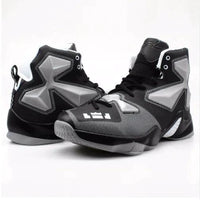 Mandotos high-performance outdoor basketball kicks showing black and white design, breathable upper, and durable sole for outdoor play.