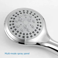 Mandotos high-pressure handheld shower with 5 spray modes and flexible hose, ideal for versatile bathroom use