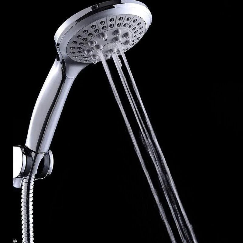 Mandotos high-pressure handheld shower with 5 spray modes and flexible hose for versatile bathroom use