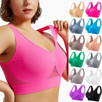 Mandotos high-strength anti-sag sports bra for women, designed for yoga and running, with supportive fit and moisture-wicking fabric.