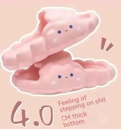 Home Bathroom Bathing Cloud Slippery Slippers - MANDOTOS