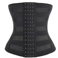 Mandotos hot waist trainer corset with adjustable laces and steel boning for shaping and support.