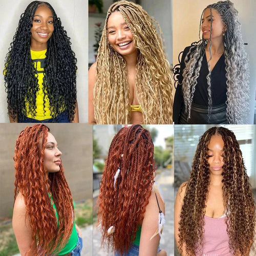 Mandotos 100g deep wave human braiding hair bulk with no weft, curly human hair extensions for boho braids and styling.