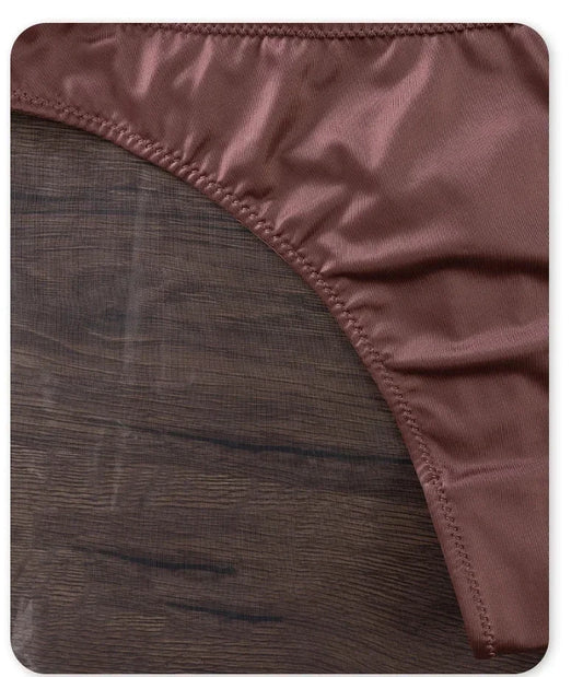 Ice Silk Panties Women Lingerie Underwear Low Waist Seamless Quick-drying Skin-friendly Breathable Briefs Women Intimates Brief MANDOTOS