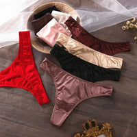 Ice Silk Panties Women Lingerie Underwear Low Waist Seamless Quick-drying Skin-friendly Breathable Briefs Women Intimates Brief MANDOTOS