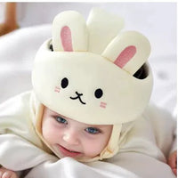Mandotos infant safety mesh cap with breathable mesh material, designed to protect baby's head while providing ventilation.