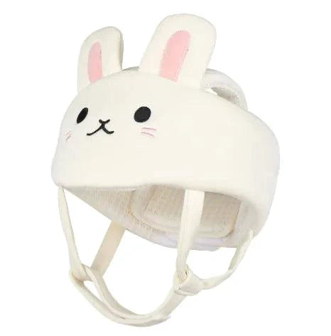Mandotos infant safety mesh cap with breathable mesh material and adjustable strap, designed to protect babies' heads.