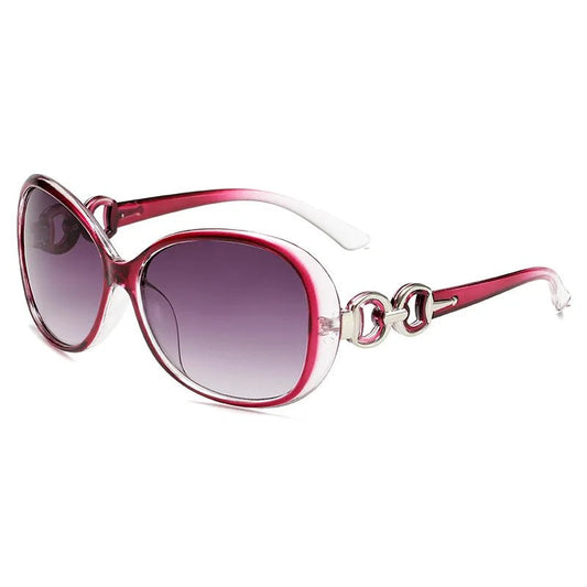Vintage retro oversized sunglasses for women by MANDOTOS INTERNATIONAL, stylish travel eyewear with bold frame design.