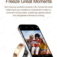 2025 Smart Ring Women Men Super narrow 6.3mm Heart Rate Health Stress measurement Monitor IP68 Waterproof Fashion Sports Rings - MANDOTOS INTERNATIONAL