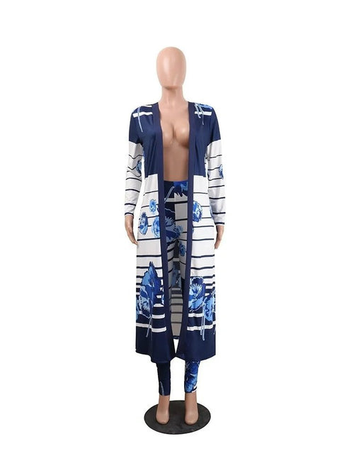 Mandotos International 2025 women's two-piece cardigan set, casual and sexy outfit, featuring a stylish cardigan and matching top.