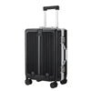 2026 US Warehouse 20 24 Inch Zipperless Aluminum Frame PC Suitcase Luggage High Quality Front Opening Hard Shell Travel Suitcase - MANDOTOS INTERNATIONAL