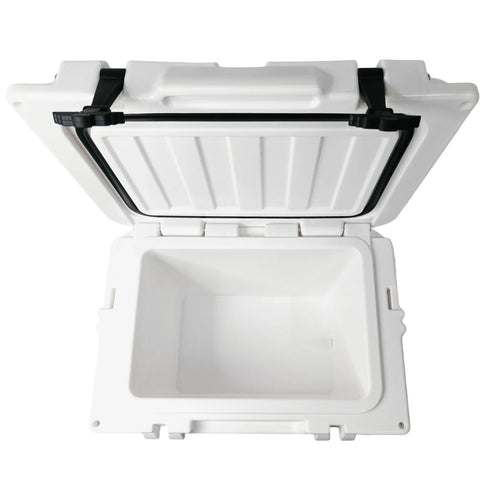 Mandotos International 20L classic rotomolded portable cooler box for travel, camping, fishing, sports, and home use.