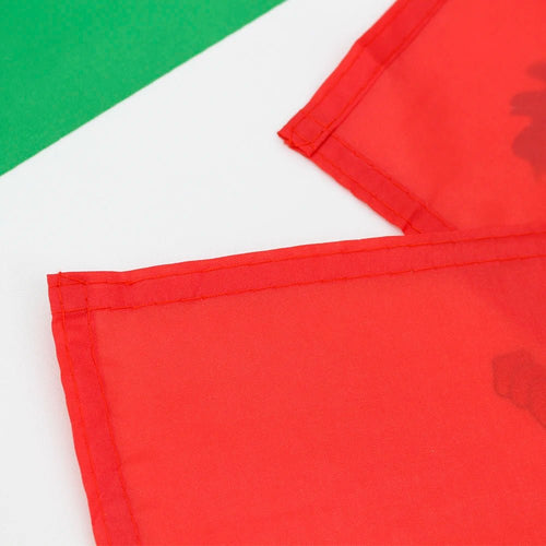 3x5ft Mexico nation flag for outdoor home decoration, featuring vibrant colors and official design by MANDOTOS INTERNATIONAL.