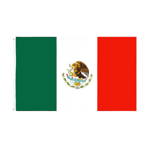 3x5ft Mexico Nation Flag for outdoor home decoration, featuring vibrant colors and the Mexican national emblem.