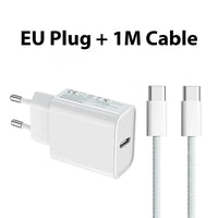 40W PD Fast Charger for iPhone 11-16 Pro Max, iPad Air - USB C and Quick Charge - MANDOTOS INTERNATIONAL