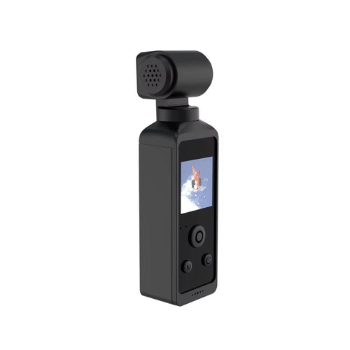 Mandotos International 4K Vlog Camera with 270° rotatable lens and waterproof case, ideal for outdoor vlogging and filming.