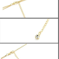 8Pcs Sexy Body Chain Belly Waist Chain Necklace Summer Beach Bikini Bra Body Jewelry for Women Gold Tone - MANDOTOS INTERNATIONAL