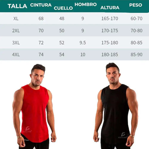 Mandotos International advanced technology athletic tank top in size XL, ideal for exercise and sports.