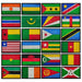 African Flags & Badges Embroidery Patches: Morocco, Nigeria, Gabon, Libya, Namibia - MANDOTOS INTERNATIONAL