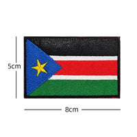 African Flags & Badges Embroidery Patches: Morocco, Nigeria, Gabon, Libya, Namibia - MANDOTOS INTERNATIONAL