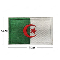 African Flags & Badges Embroidery Patches: Morocco, Nigeria, Gabon, Libya, Namibia - MANDOTOS INTERNATIONAL
