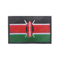 African Flags & Badges Embroidery Patches: Morocco, Nigeria, Gabon, Libya, Namibia - MANDOTOS INTERNATIONAL