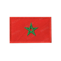 African Flags & Badges Embroidery Patches: Morocco, Nigeria, Gabon, Libya, Namibia - MANDOTOS INTERNATIONAL