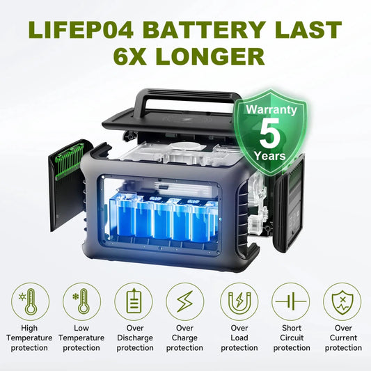 AllPowers R600 portable power station with 299Wh LiFePO4 battery and 600W power output, by Mandotos International.