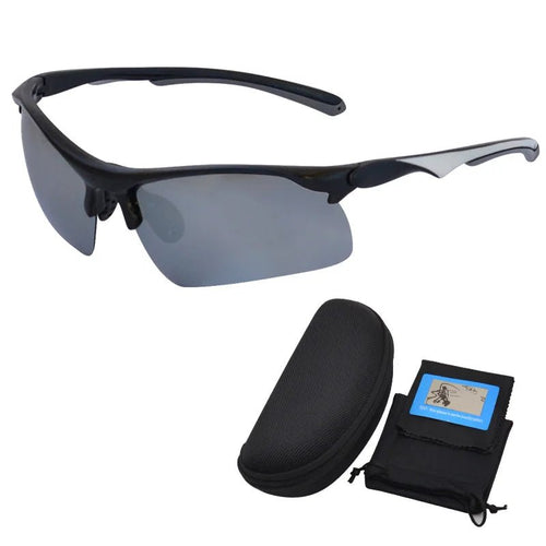 Mandotos International Anlorr polarized sport sunglasses for men, cycling and bike riding, with sleek frame and tinted lenses.