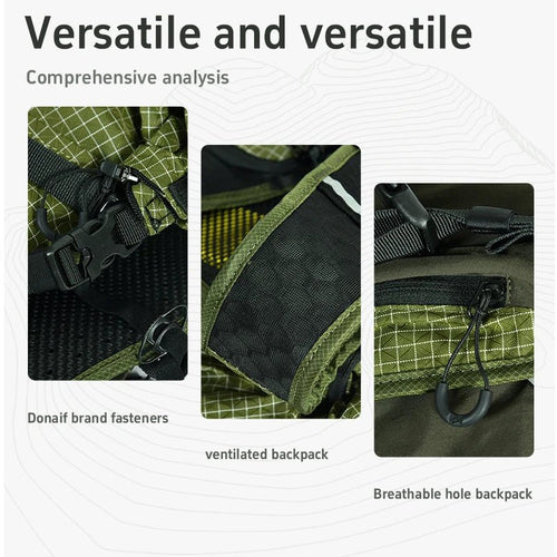 ANMEILU Large Capacity Nylon Backpack for Mountain Camping Travel Hiking - MANDOTOS INTERNATIONAL