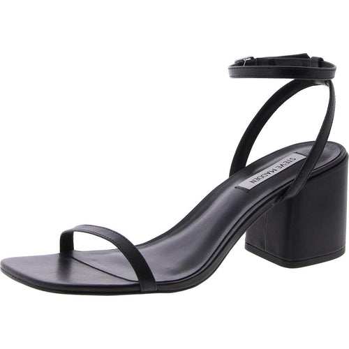 Audrina Black Leather Sandals - MANDOTOS INTERNATIONAL