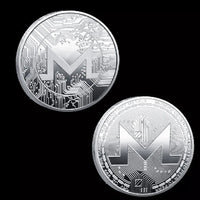 Bitcoin BTC ETH ADA XLM SHIB DOGE XRP SOL DOT LINK LTC UNI Coin Physical Metal Crypto Currency Coin Collection with Plastic Case - MANDOTOS INTERNATIONAL